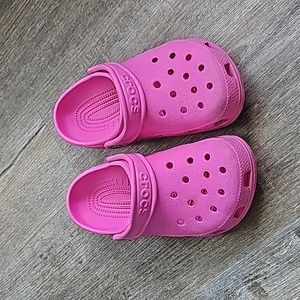 Pink Youth Crocs